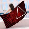 Freemason Illuminati Anime Bath Towel Microfiber Soft Water Absorbing Breathable For Girl Kids Decorative Cartoon Beach Towel
