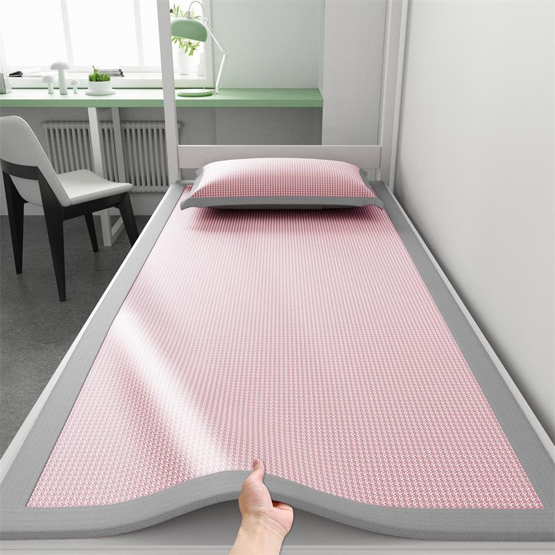 Set di coprimaterasso in tessuto a fibra fresca e scivolosa di lusso, Tappetino fresco traspirante morbido comfort estivo con lunga durat… Altro