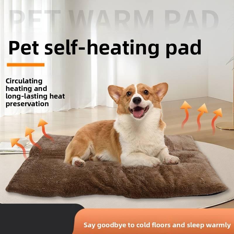 Pet Selfheating Seat Cushion For Dogs And Cats With Nonslip Bottom