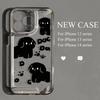 Applicable iPhone17promax Cute Cartoon Puppy Space Phone Case Apple 16 Transparent 15/14 Fine Hole X