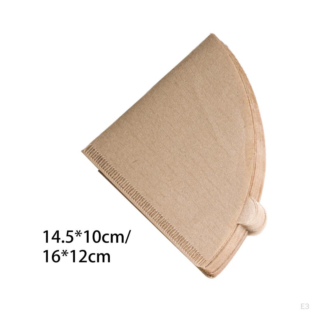 100 Filter Paper Coffee Cup Strainers Replacement Filters for Tea and Tools Latte Drip