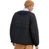 Li Ning X Jackie Chan Collaboration Kung Fu Series Striped Seam Solid Color V-Neck Cotton Jacket Men Jacket Black AJMR065-1