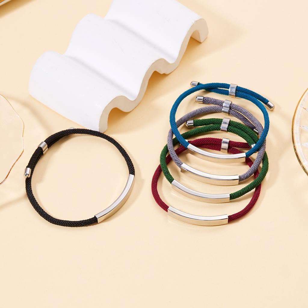 Personalized Engraved Custom Name Stainless Steel Bracelet Jewelry Name Words Letters Custom Bracelet Bangle For Women Men Gift