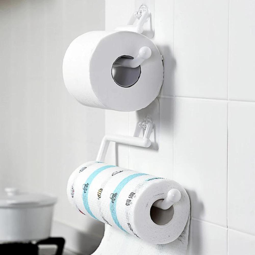 Kjøkkenpapirrullholder Håndklestang Stang Skap Hengeklutholder Hylle Toalettpapirholdere