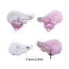Delicate Hair Accessory with Soft Angel Wing Fashionable Hair Clips Ornament