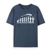 Evolution Fishing Fish Trout Angler Fisherunisex Bass Anglers Tshirts For Unisex Cotton Tops Cotton Fitness T Shirt Oversized Tees
