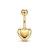 Dainty Zircon Pendant Belly Button Ring for Women Shiny Crystal Star Navel Jewelry Rust-proof for Beach Vacation