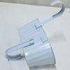 Metal Iron Hanging Flower Pot for Railing Fence Balcony Plant Holder Garden Planter Bucket with Detachable Hooks Decor