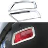 Car Rear Fog Light Frame Cover for Peugeot 3008 2013 2014 2015 Rear Lamp Decoration Sticker Trim 2Pcs Styling Accessories