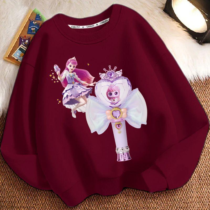 Niedliche Cartoon-Rundhals-Hoodies für Kinder, Langarm-Freizeit-Hoodies für Jungen und Mädchen für Frühling und Herbst