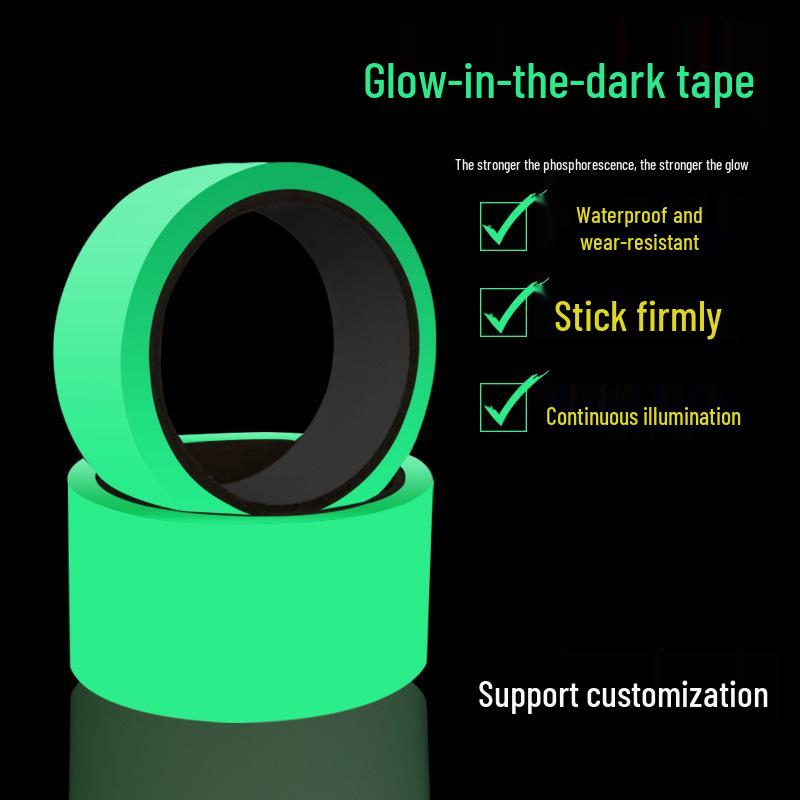 Fluorescent Green Anti-Collision Luminous Stair Warning Tape for Stage
