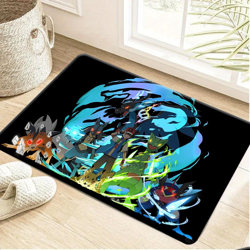 

Moonlit Lotus Lake Dragon Print Doormat Non-Slip Water Absorbent Floor Mat for Home Decor 40cm x 60cm