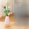 Vase Bouquet Building Blocks Flower Holiday Decoration Children Girls Matching Gift Toys