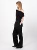 Seleukeu Oblique Drape Top_Black