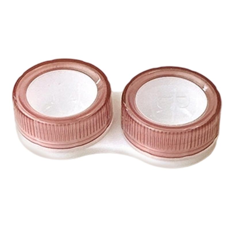 Double Layer Contact Lenses Storage Box With Secure Seal Lightweight ABS Storage Box For Outdoor Travel
