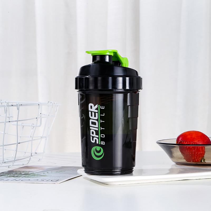Unisex Sports Shaker Bottle - Protein Mixer & Gym Water Bottle for Outdoor Fitness
