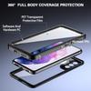 IP68 Waterproof Drop-proof Case For Samsung Galaxy S21 FE 5G FS Series Clear PC +TPU Mobile Phone Cover