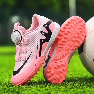 New Football Shoes Rotating Buttons Children Boys and Girls Schoolyard Broken Nails Lawn Indoor and Outdoor Training Shoes Wholesale