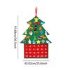 Felt Christmas Advent Calendar With 24 Pockets Tabletop Decors Gift Tree Shaped Calendar For Desktop Tabletop Decors Gift Advent