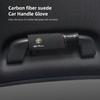 yngc9 For Alfa Romeo 4C 159 166 Spider Giulia Car Door Handle Gloves Handle Protection Cover Leather Handlebar Grip Cover Accessories