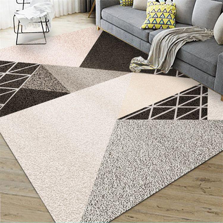 Wohnzimmer Schlafzimmer Geometrie Teppich Anti-Rutsch Bodenmatte weich nordischen Luxus Bereich Teppich Home Dekoration