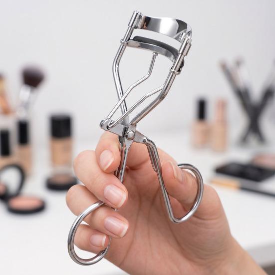 Portable Eyelash Curler with Comb Volumizing Precision Eye Lash Curler Natural Long Lasting Professional Beginner Women Lashes Curling Tools