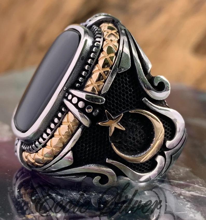 Viya Mystery Totem Men'S Atmospheric Ring Ring