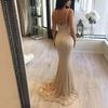Spring and summer new long dress mid-waist temperament commuter sequins sprinkled with gold slim-fitting gold thin dress