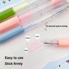 Yüksek Viskoziteli Tutkal Kalem Kalem Şekli Dağıtıcı Kalem Moda Çift Taraflı Yapıştırıcı Öğrenci