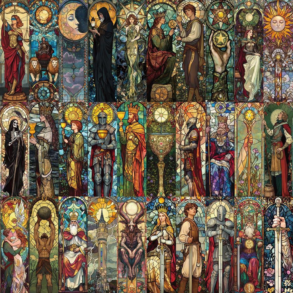 Bookmark Waterproof Painted Tarot Card Series Reading Paper Bookmarks Teacher Supplies