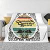 Creedence Clearwater Revival Riverboats Blanket Soft Warm Flannel Throw Blanket Bedspread for Bed Living room Picnic Travel