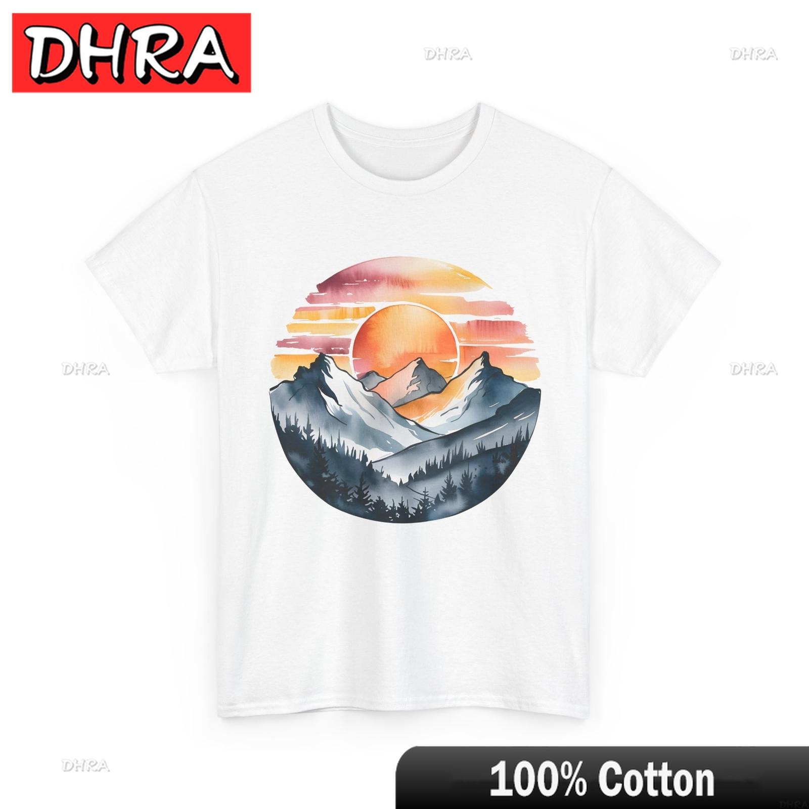 

Sunrise Hike TShirt Mountain Trekking Tee Nature Explorer Shirt Minimalist Classic Tees Funny Cool Colorful TShirts Girl S