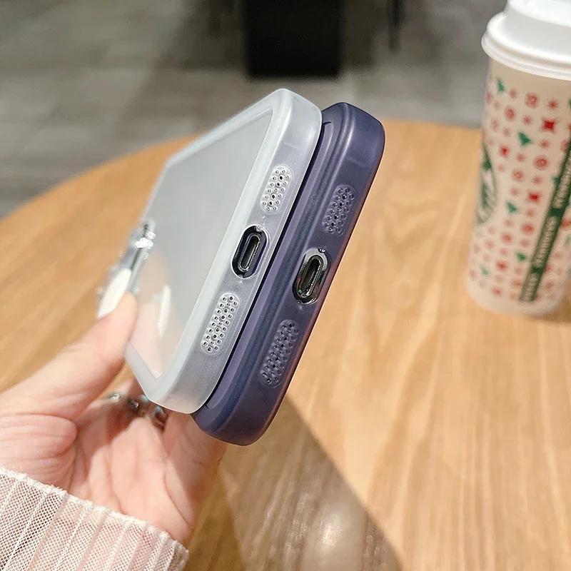 Custodia trasparente morbida e adorabile per telefono Samsung Galaxy M35 5G, semplice colore, protezione completa della fotocamera, antiurto, protezione completa