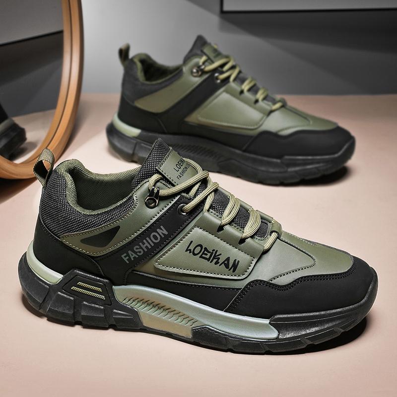 Men's Platform Non Slip Safety Boots Comfortable Trend Travel Shoes Outdoor Hiking Casual Shoes