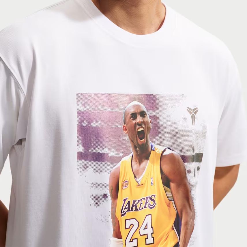 Nike Dri-Fit Kobe Printed Loose Fit Drop Shoulder Short Sleeve Basketball Shirt Men Tops IQ2375-100