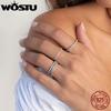 925 Sterling Silver Simple Rings for Women Wedding Engagement Heart Rings with Zircon  Female Jewelry 2025