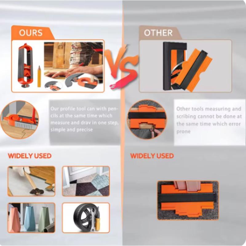 Precyzyjne Narzędzie do Kopiowania Kształtów, Nieregularny Kształt, Kopiarka, Spawana Podłoga, Płytki, Drewno, Bardzo Dobry Projekt