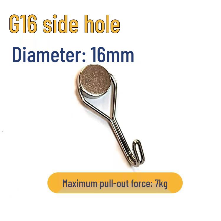 Strong Neodymium Rotating Hook: Powerful No-Drill Magnetic Mount