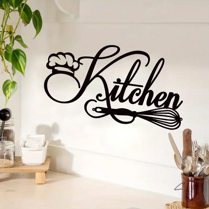 European Simple INS Style English Phrase Wall Stickers Self-Adhesive Decals for Kitchen Dining Room Home Decor