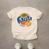 Retro Fanta Orange Soda Graphic Tee, 90s Style Citrus Shirt