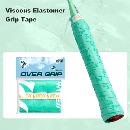 3Pcs Tennis Racket Grip Tape Soft Racquet Overgrips for Tennis Pickleball Badminton Anti-Slip