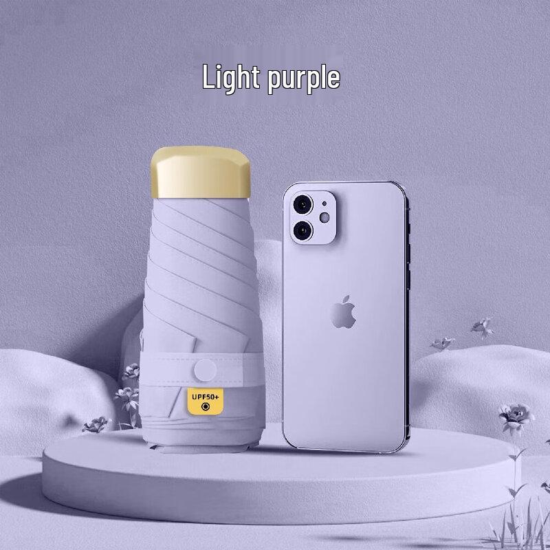 YICAI Ultra-Light Five-Fold UV Protection Travel Umbrella