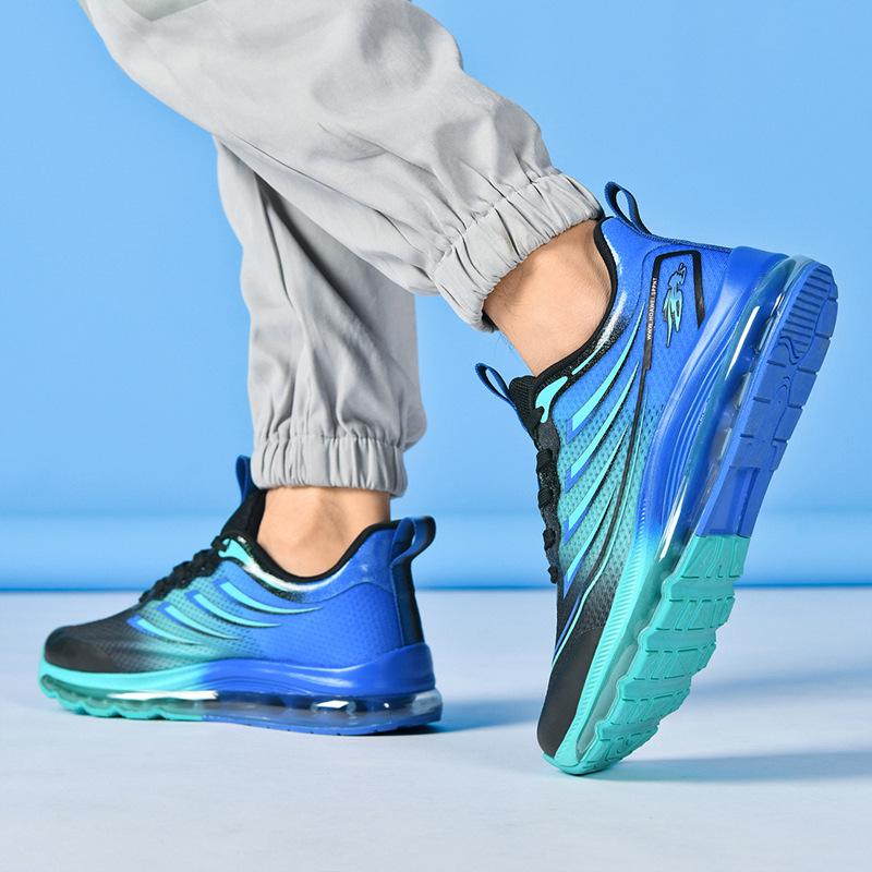 2025 full palm air cushion running shoes men's foreign trade large size sports ultra-light shock absorption lightweight men's shoes youth sports st