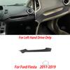 Carbon Fiber Side Air Vent Dashboard Center Console Gear Shift Panel Car Interior Accessories Sticker For Ford Fiesta 2011-