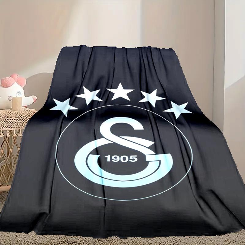 1pc Snug Galatasaray SK Blanket, Lightweight & Durable Print Blanket, Perfect for Home, Couch, Bed, Picnic, Travel, Office
