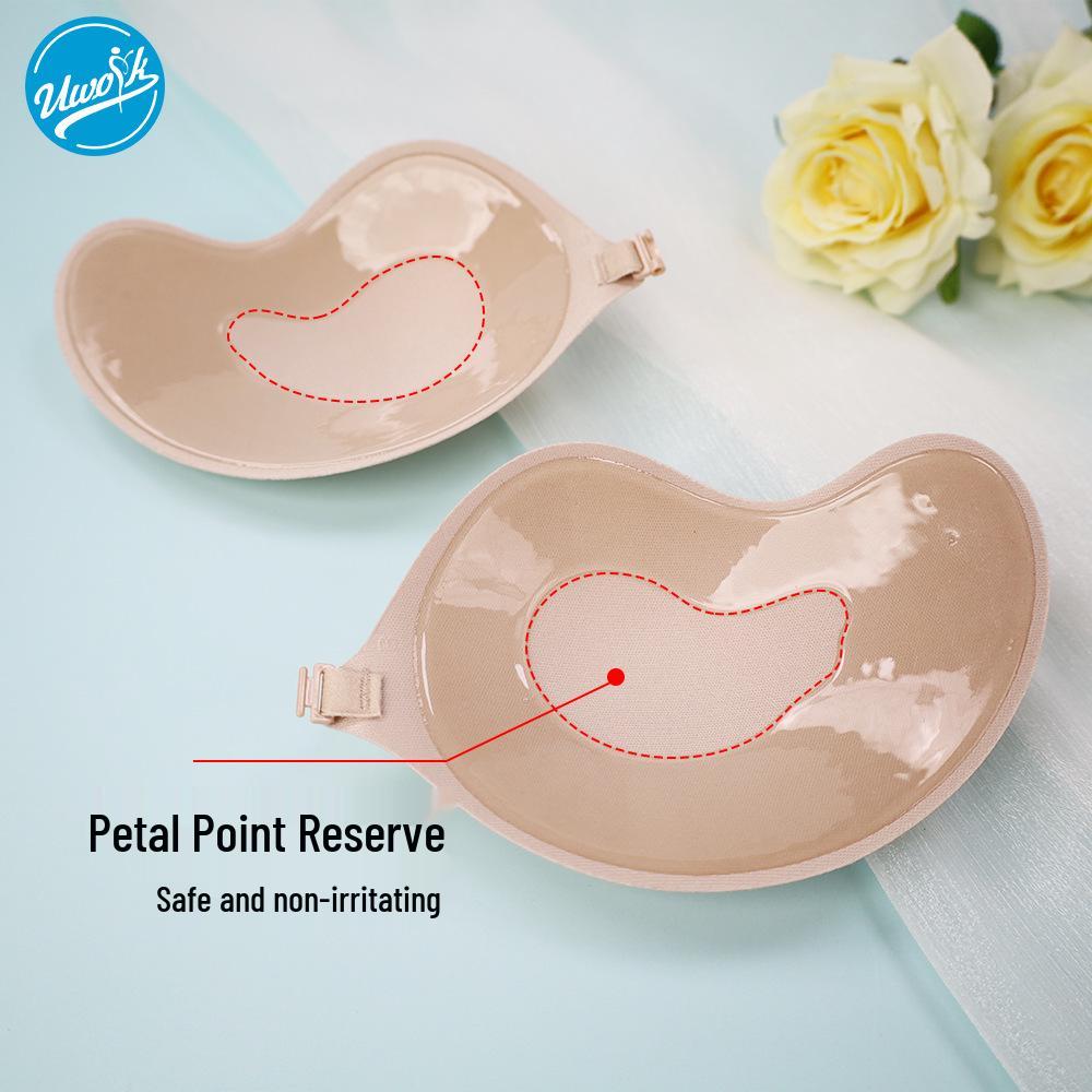 Ultratenká podprsenka push-up bez ramínek s neviditelnými krytkami bradavek - Dámské vložky proti prosvítání, Sexy nálepky na bradavky ve tvaru manga