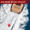 Float Zone Marker Buoy with Red PVC Body, Buoy Float Marker with Cord for Water Marking, Pool Guide Use and Swim Guide Work Daily