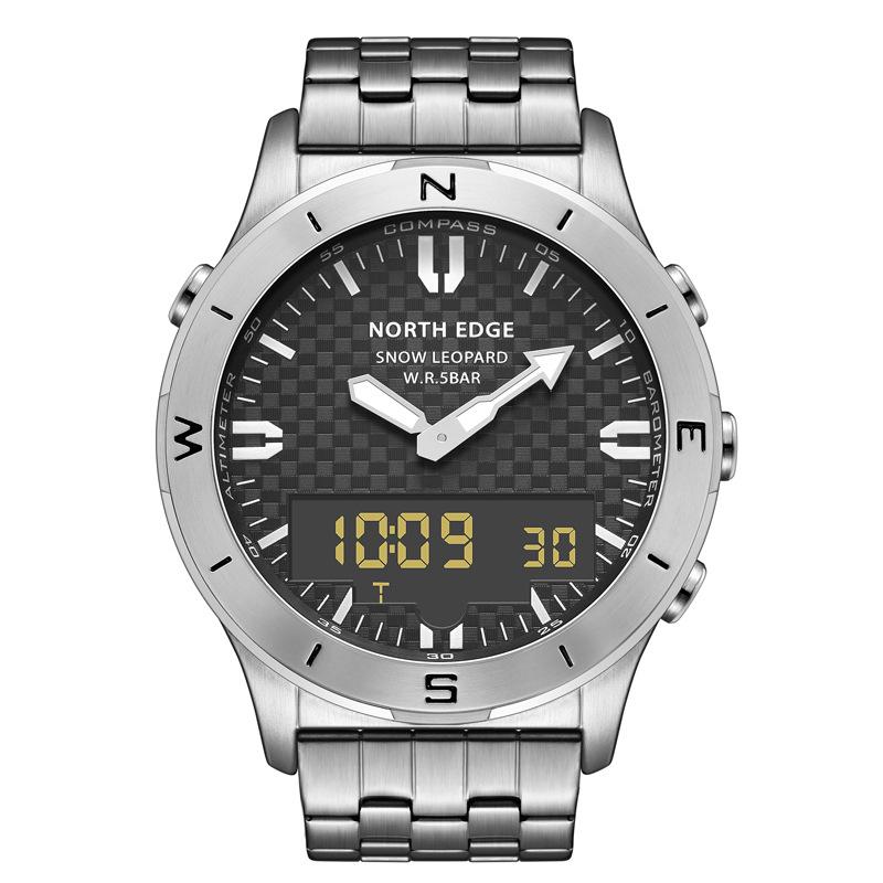 Multifunctional Outdoor Sport Smartwatch: Waterproof, Altimeter, Barometer, Compass, Stopwatch, Alarm