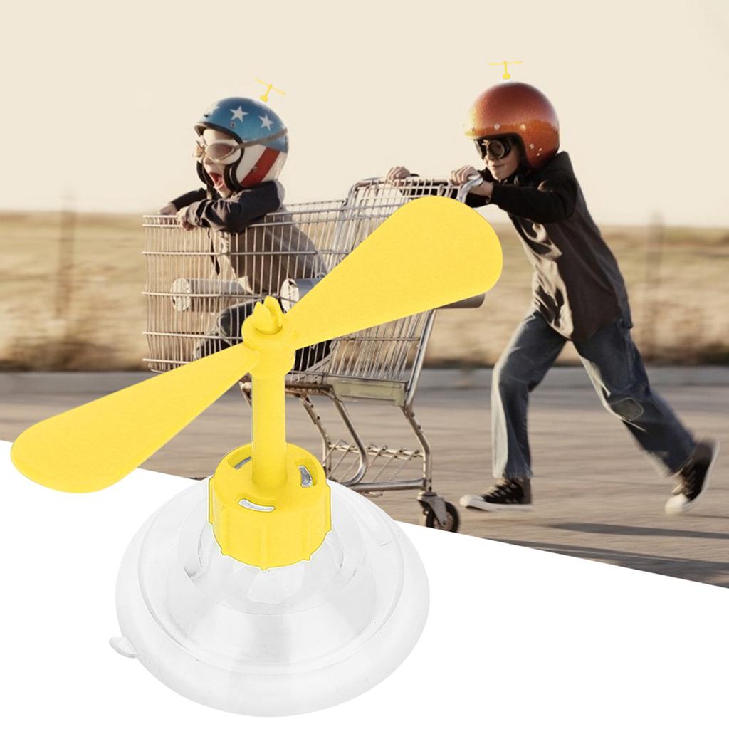 Dekoracyjna przyssawka do kasku z gumy i plastiku do kasku motocyklowego(Żółty)