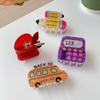 Cartoon Hair Claw Clip Pencil Headwear Cute Barrettes  Hair Accessories